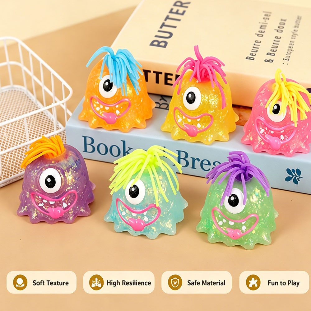 Tech For Office - Boneka Monster Kecil Isi Maltosa, Silikon