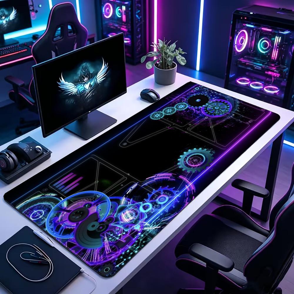 Office Tech Desk - Tech Gear Circuit Alas Meja Besar,