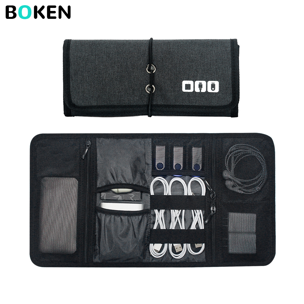 Office Tech Accessories - Tas Organizer Teknologi Tempat Penyimpanan Kabel