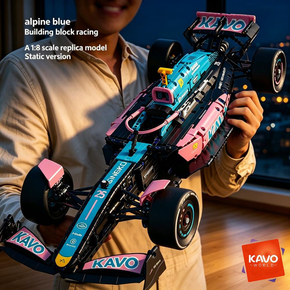 Tech Office Building - KAVOWORLD 1:8 Kit Blok Bangunan Mobil