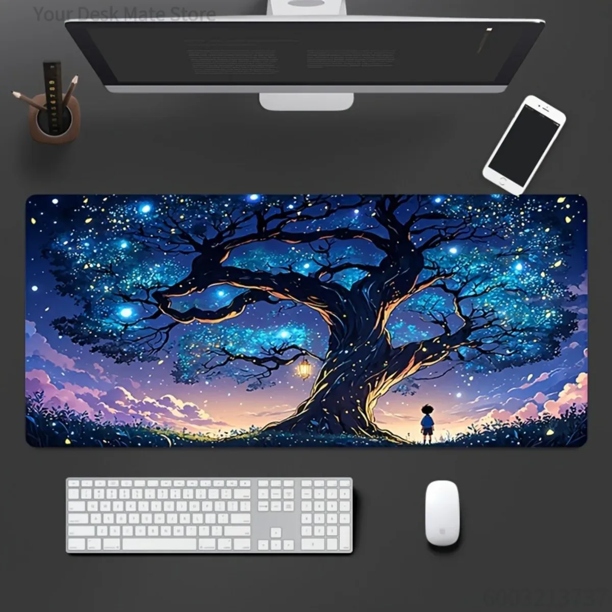 Office Tech Desk - Alas Meja Gaming Karet Anti-selip Kualitas