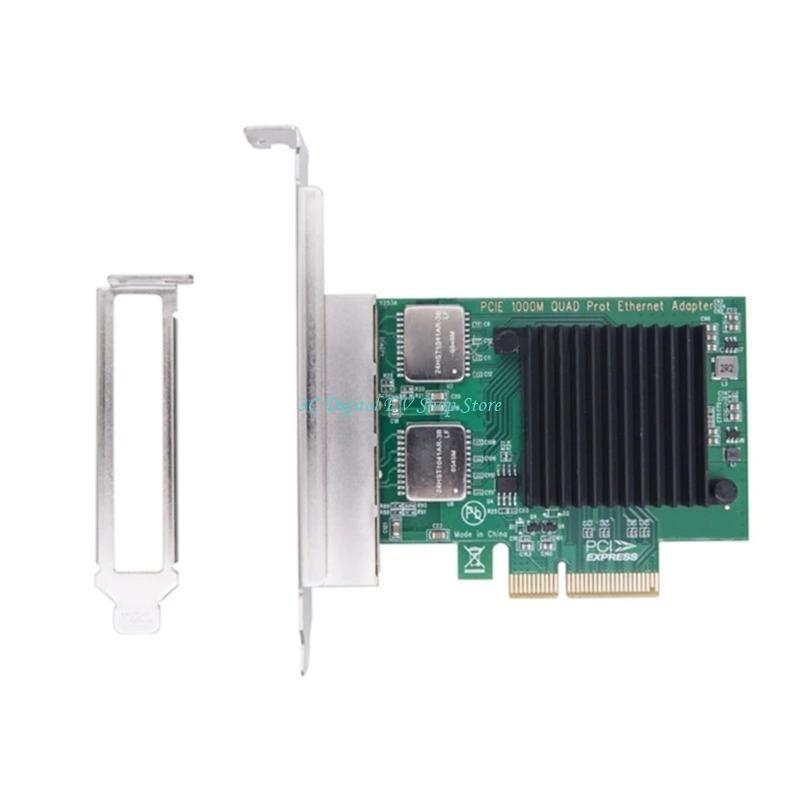 Gigabit Network Card - E74D PCIe Kartu Jaringan Server Adaptor