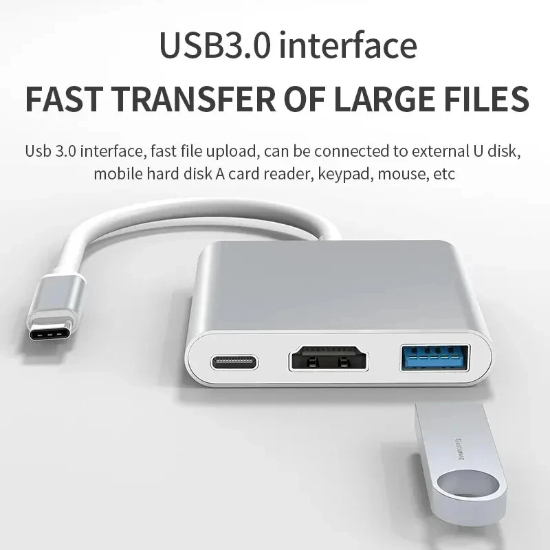 3 IN 1 USB PD HDMI Docking Sta - Docking Station Usb C ulasan dan harga