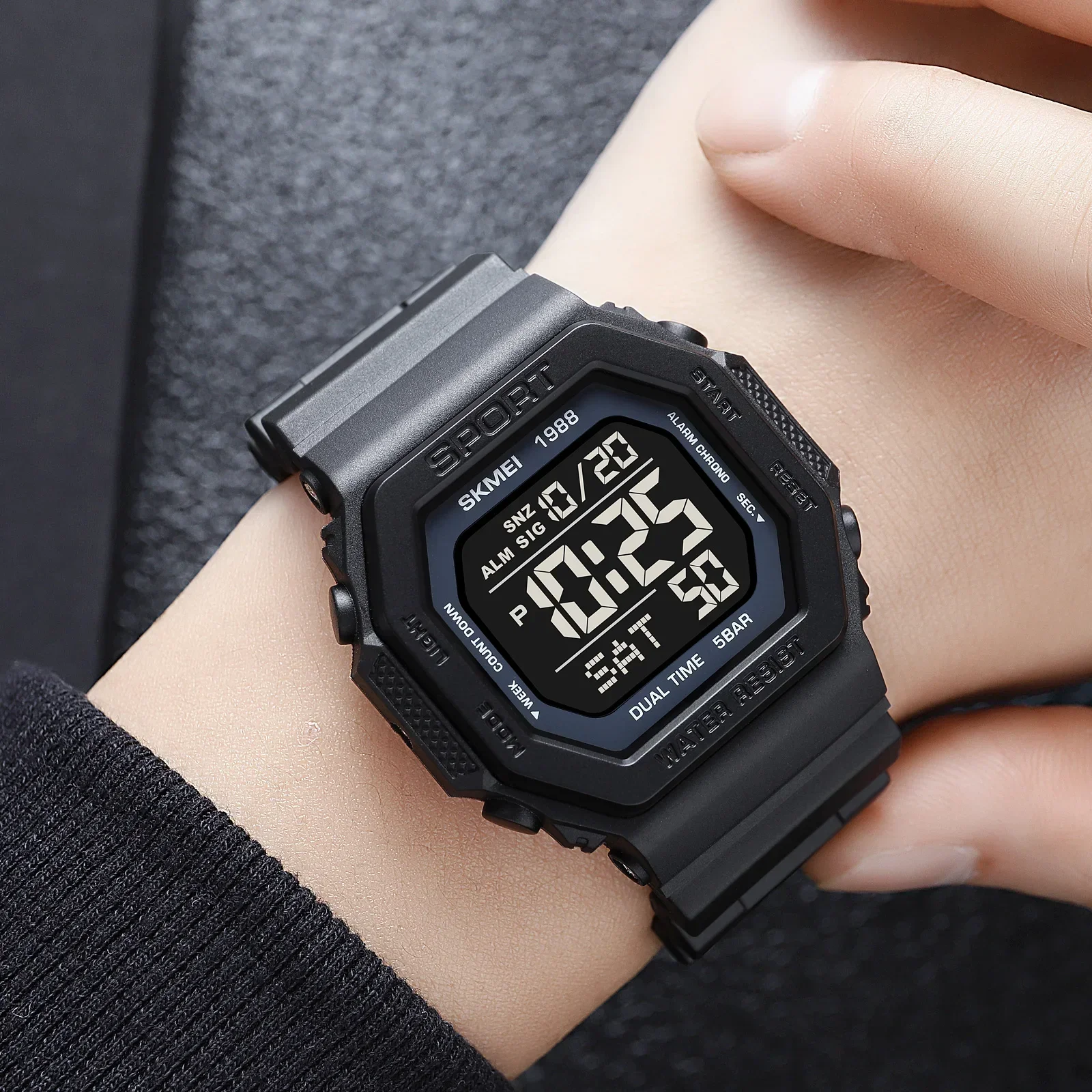 Skmei 1988 jam tangan militer  - Digital Timer Countdown ulasan dan harga