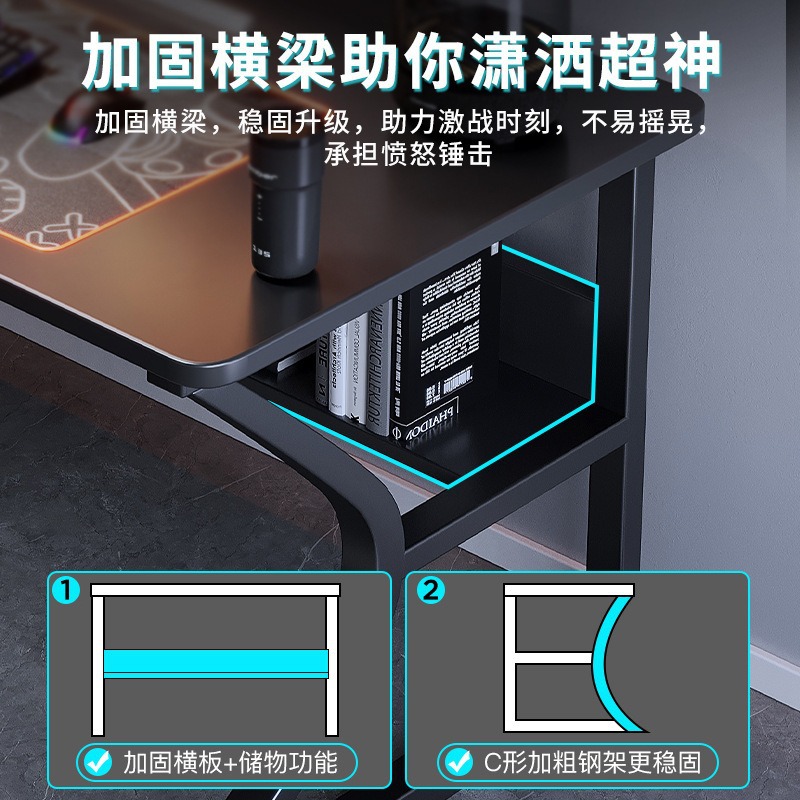 Meja Komputer Modern Tech-sens - Office Tech Desk ulasan dan harga