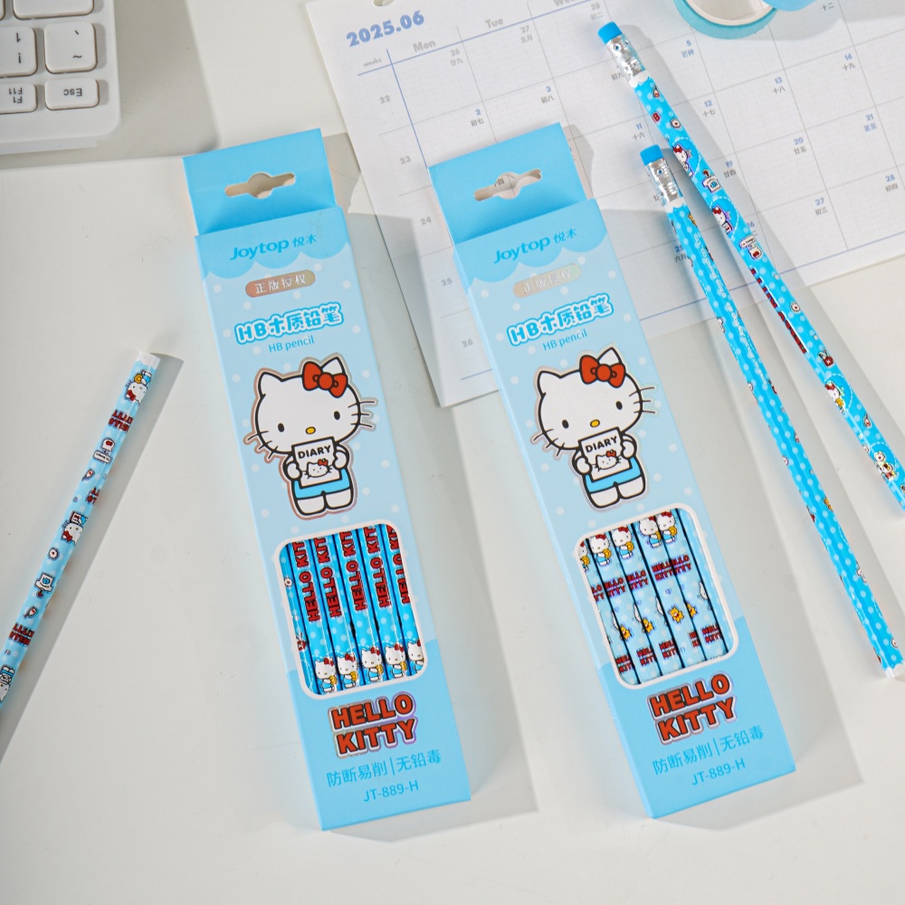 12 Buah Pensil HB Sanrio Hello - Office Tech Accessories ulasan dan harga