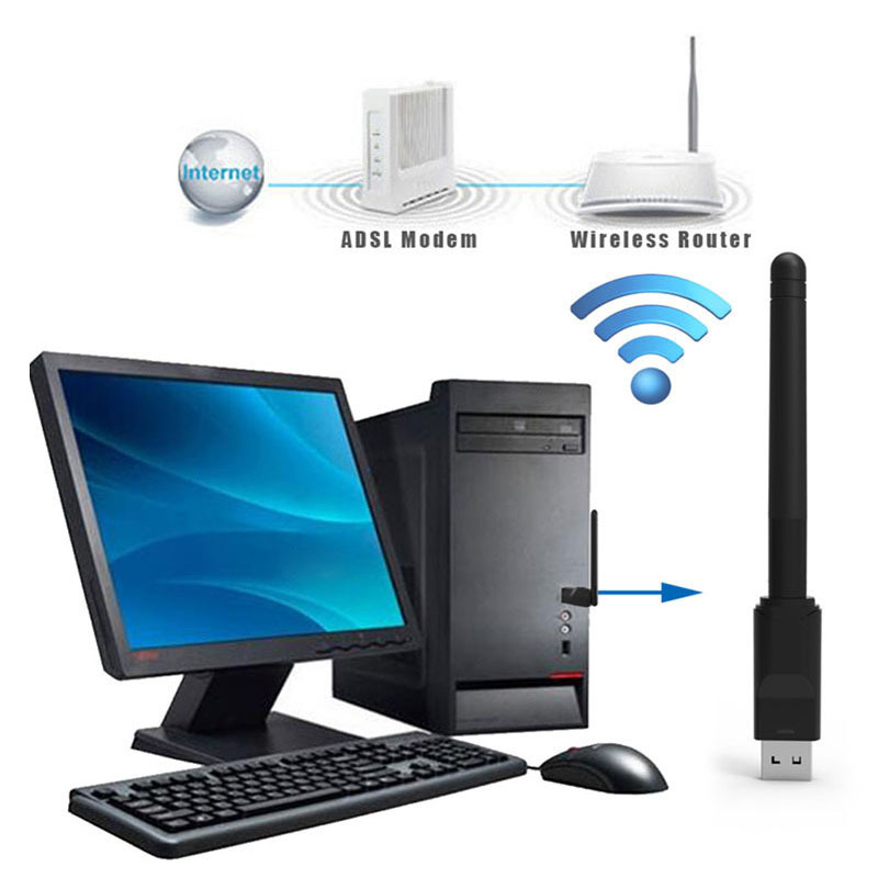 RT5370 150M USB WiFi Adapter 2 - Gigabit Network Card ulasan dan harga