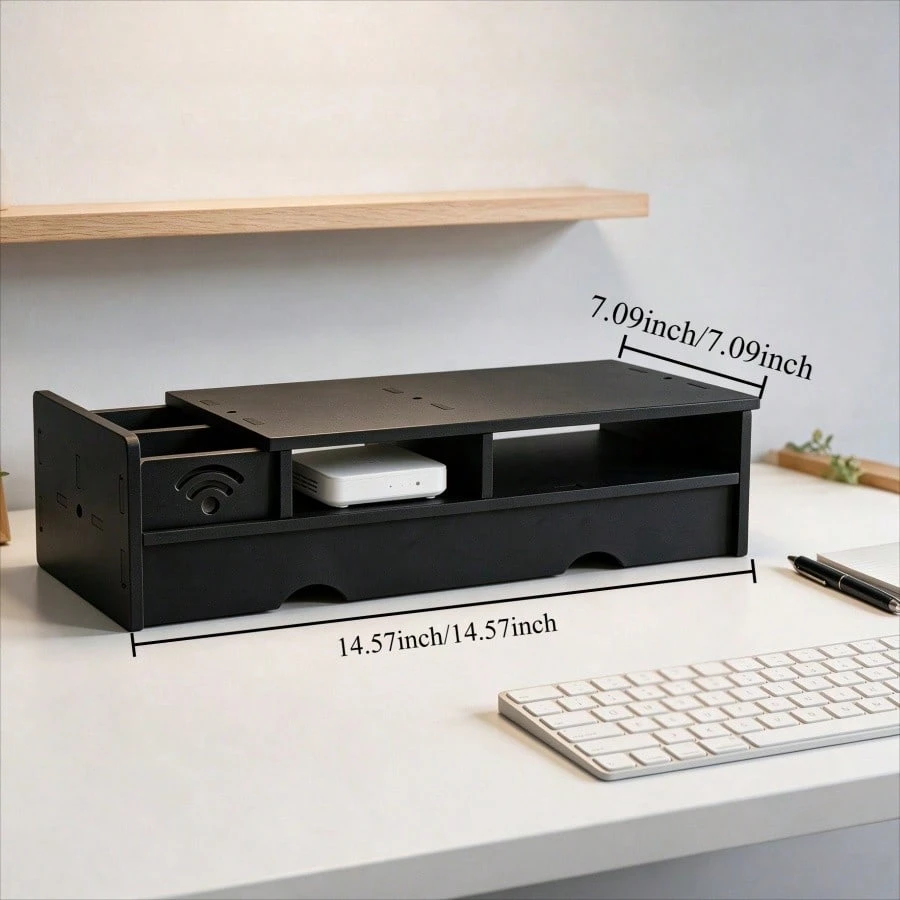 Kotak Penyimpanan Router WiFi  - Office Tech Desk ulasan dan harga