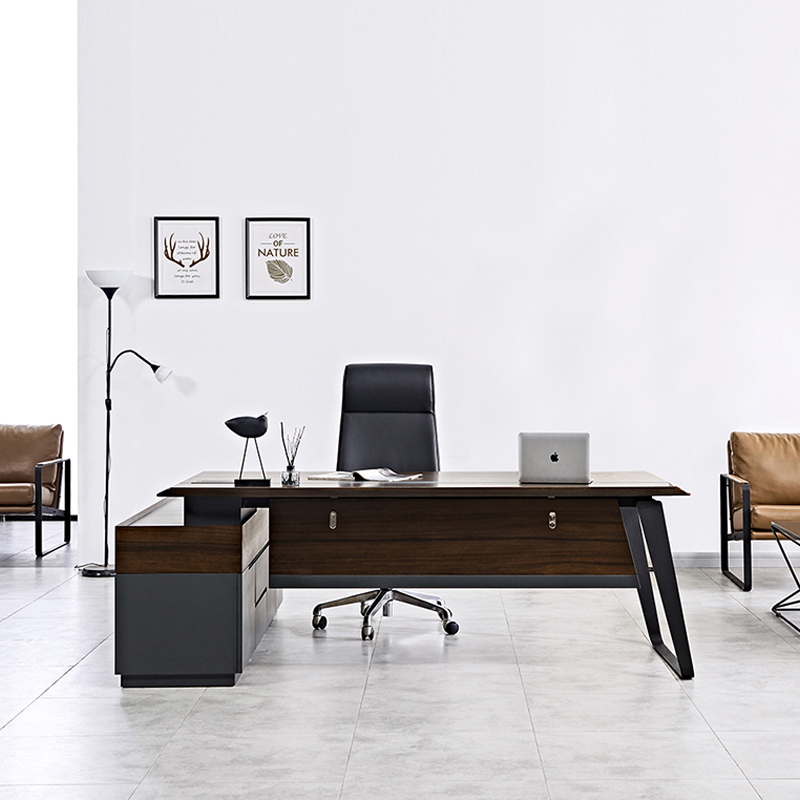 Desain Meja Kerja Kantor Kayu  - Office Tech Desk ulasan dan harga