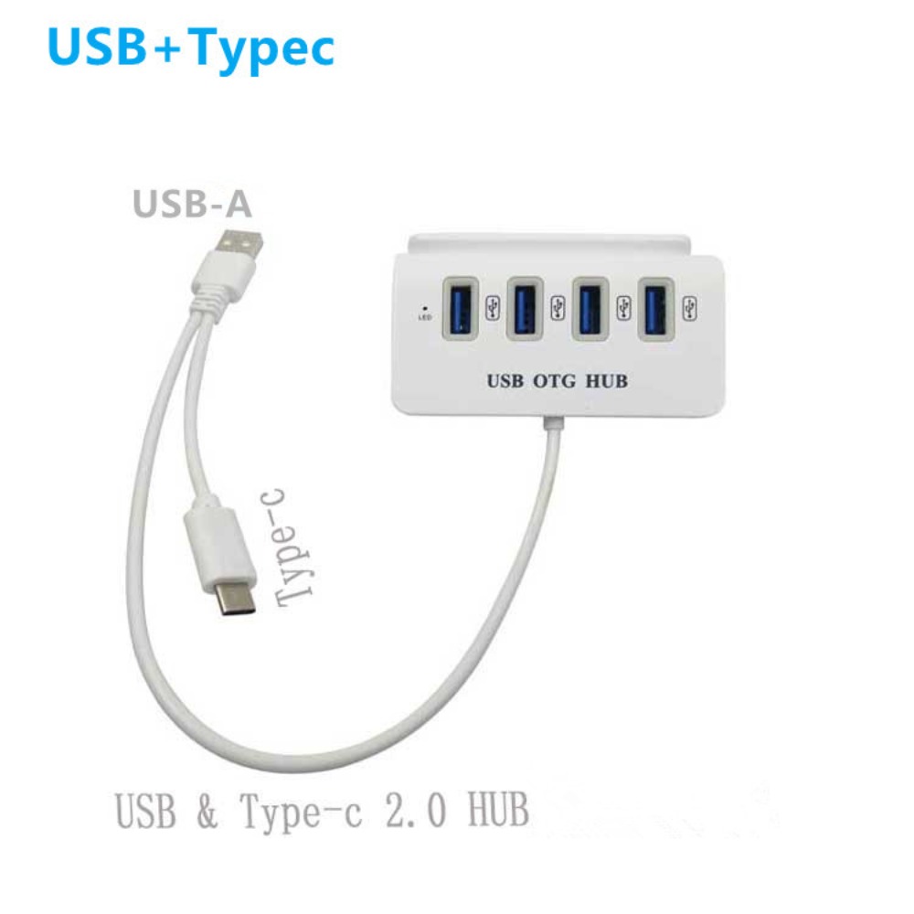 OTG Hub USB OTG HUB USB2.0 4 i - Docking Station Usb C ulasan dan harga