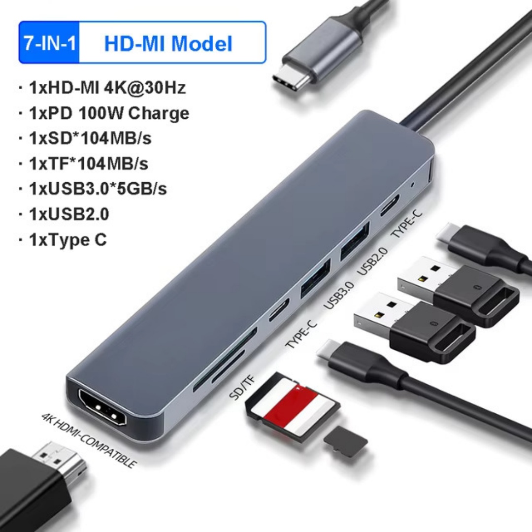 Hub Dok 4K USB ekstensi, HUB D - Docking Station Usb C ulasan dan harga