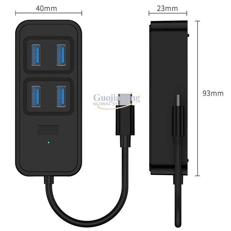 Hub USB3.0 lintas batas, break - Docking Station Usb C ulasan dan harga