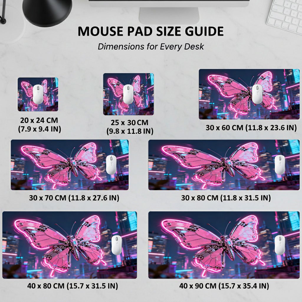 Alas Mouse Seni Besi Pink Tech - Office Tech Desk ulasan dan harga