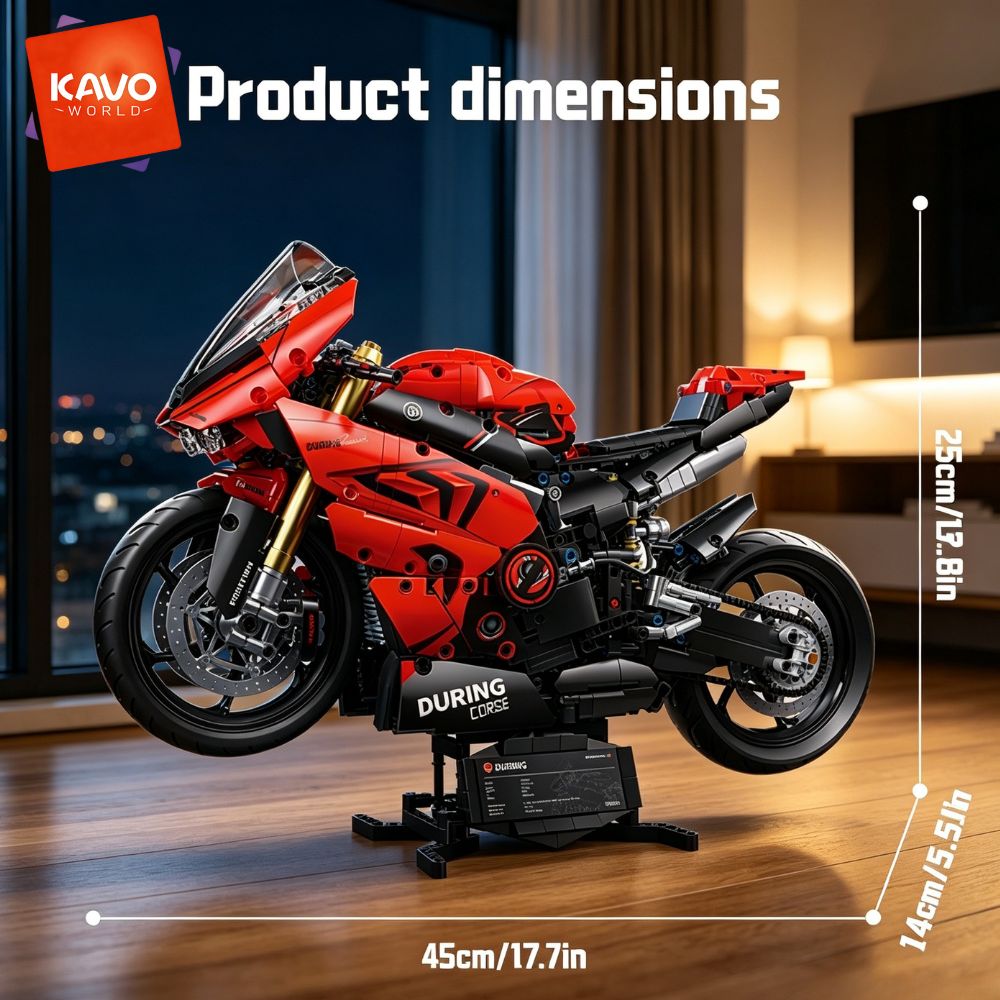 KAVOWORLD Kit Model Motor Supe - Tech Office Building ulasan dan harga