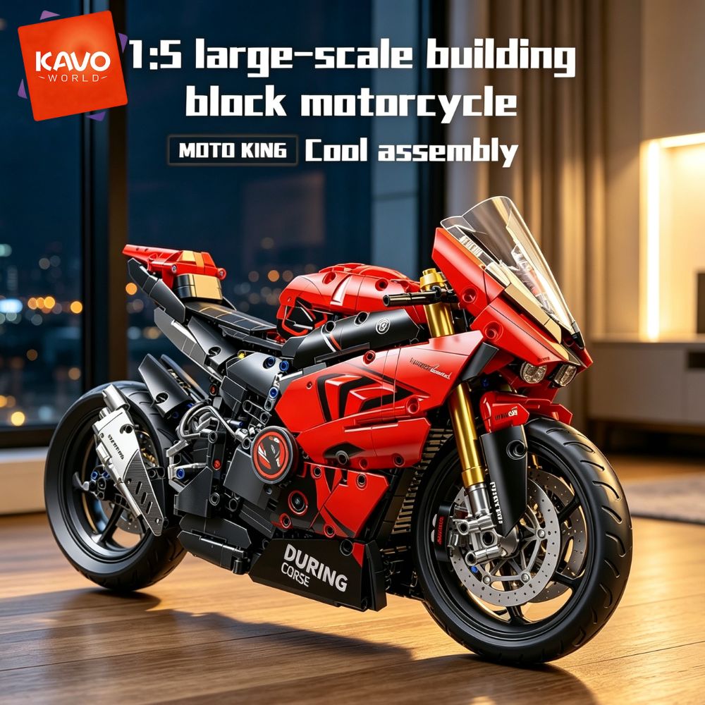 KAVOWORLD Kit Model Motor Supe - Tech Office Building ulasan dan harga