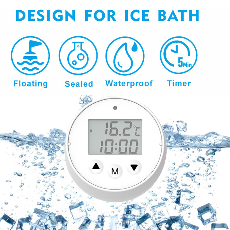 1 Buah Termometer Mandi Es Col - Digital Timer Countdown ulasan dan harga