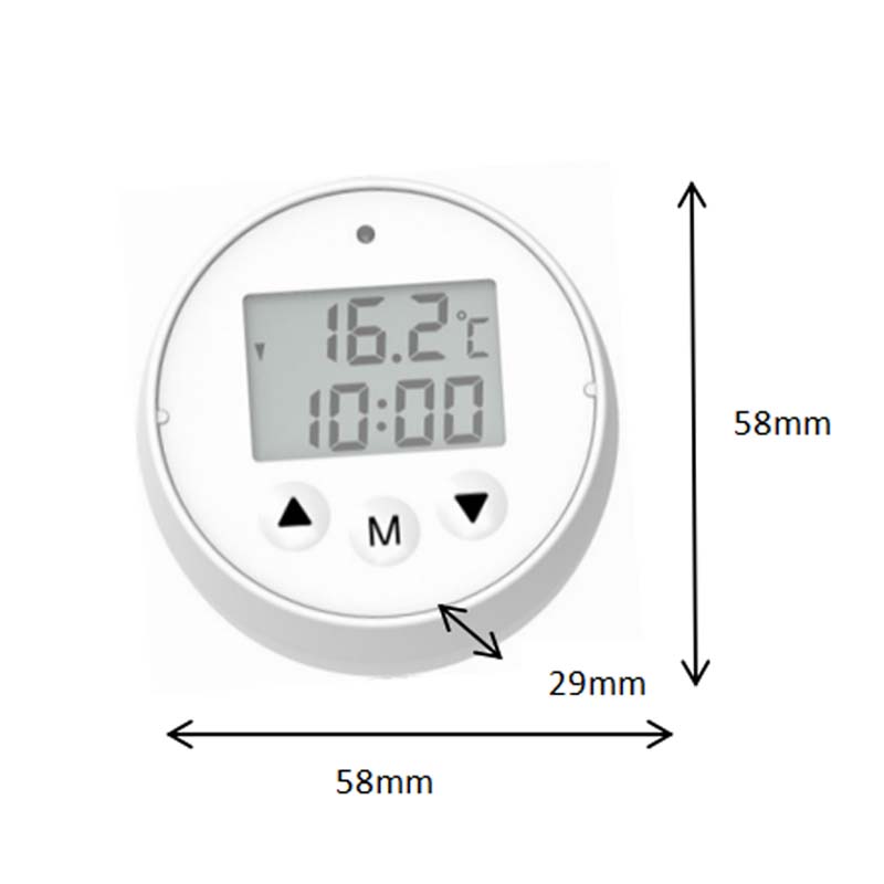 1 Buah Termometer Mandi Es Col - Digital Timer Countdown ulasan dan harga
