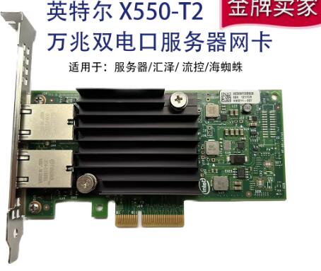 Intel X550-T2 10G dual port 10 - Gigabit Network Card ulasan dan harga
