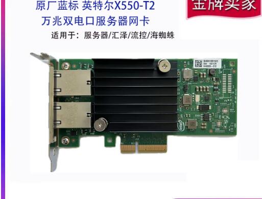 Intel X550-T2 10G dual port 10 - Gigabit Network Card ulasan dan harga