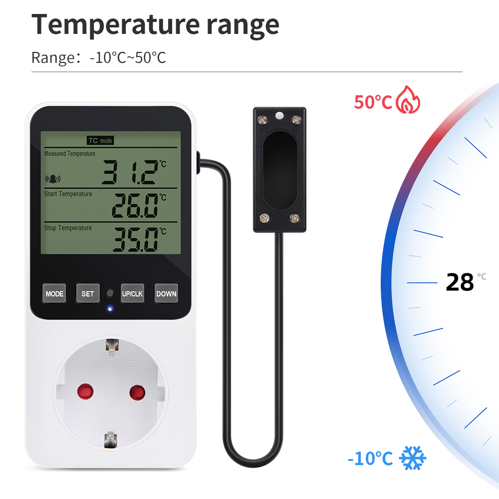 Pengontrol Kelembaban Suhu Dig - Digital Timer Countdown ulasan dan harga