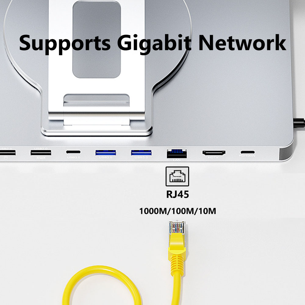 KEBIDUMEI 10 In 1 Braket Lapto - Gigabit Network Card ulasan dan harga